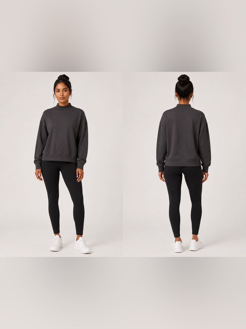 High-Rise Black Active Leggings - Classic Everyday